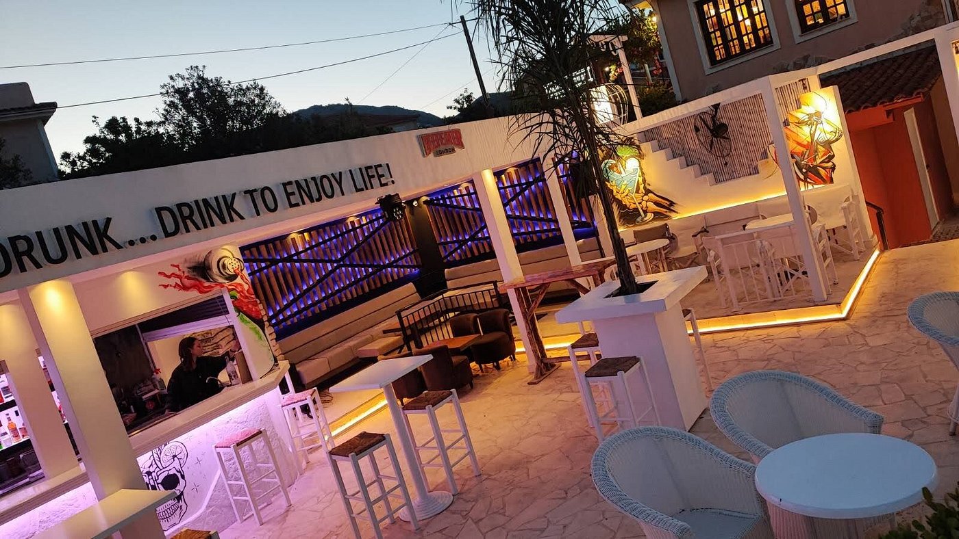 Signature cocktails at Sally's Bar Skala Kefalonia