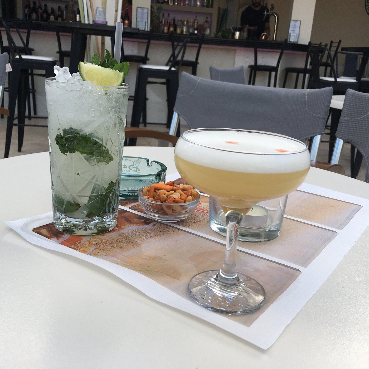 Signature cocktails at Sally's Bar Skala Kefalonia